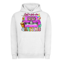 Pigment Lunar Rock Just A Girl Who Loves Crafting Urban Hoodie - CowhideDigitalArt
