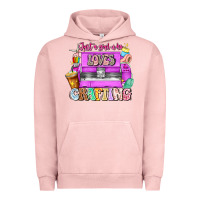Pigment Salmon Just A Girl Who Loves Crafting Urban Hoodie - CowhideDigitalArt