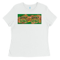 White St. Patrick's Day Western  Lucky And Blessed Ladies Tee - Artiststas