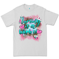 Dove Grey nursing is a work of Premium Tee - BarkalooDesign