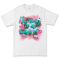 White nursing is a work of Premium Tee - BarkalooDesign