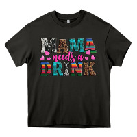 Asphalt western mama needs a drink Heavy Core Tee - Artiststas