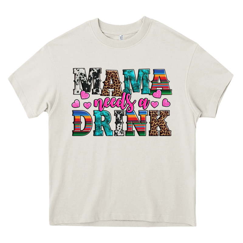 Western Mama Needs A Drink Heavy Core Tee by Artiststas | Teevron