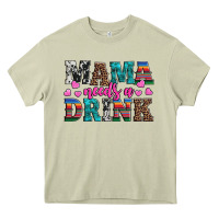 Mossy western mama needs a drink Heavy Core Tee - Artiststas