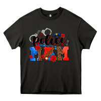 Asphalt police mom Heavy Core Tee - AdoDesignShop