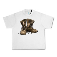 Lunar Rock soldier veteran boots Urban Heavy Tee - MaliasSmallBusiness