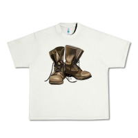 Pistachio soldier veteran boots Urban Heavy Tee - MaliasSmallBusiness