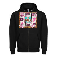 Black mom daily affirmation Zipper Hoodie - TumblerDesignByShophia