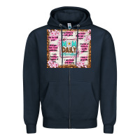 Navy mom daily affirmation Zipper Hoodie - TumblerDesignByShophia