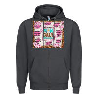 Smoke mom daily affirmation Zipper Hoodie - TumblerDesignByShophia