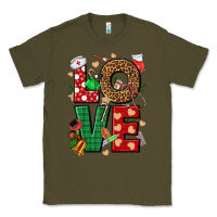 Army Green Love Nurse Christmas Classic Tee - NancyCooperArtShop