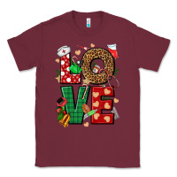 Burgundy Love Nurse Christmas Classic Tee - NancyCooperArtShop