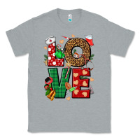 Heather Grey Love Nurse Christmas Classic Tee - NancyCooperArtShop