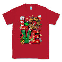 Red Love Nurse Christmas Classic Tee - NancyCooperArtShop
