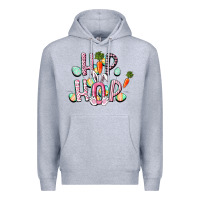 Heather Grey Hip hop Easter Premium Hoodie - CowGirlArtShop