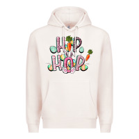 Pale Pink Hip hop Easter Premium Hoodie - CowGirlArtShop