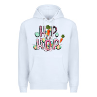 White Hip hop Easter Premium Hoodie - CowGirlArtShop