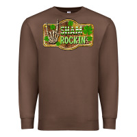 Chestnut Shamrockin' St. Patrick's Day Premium Sweatshirt - OliviaCreatesArt