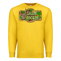 Lemon Shamrockin' St. Patrick's Day Premium Sweatshirt - OliviaCreatesArt