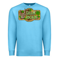 Ocean Blue Shamrockin' St. Patrick's Day Premium Sweatshirt - OliviaCreatesArt