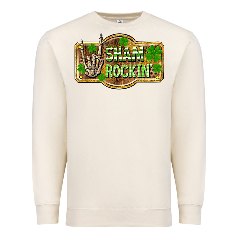 Shamrockin' St. Patrick's Day Premium Sweatshirt by OliviaCreatesArt | Teevron