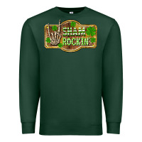 Sports Green Shamrockin' St. Patrick's Day Premium Sweatshirt - OliviaCreatesArt