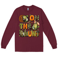 Burgundy on the hunt easter Long Sleeve Tee - Artiststas