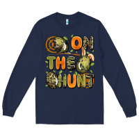 Navy on the hunt easter Long Sleeve Tee - Artiststas
