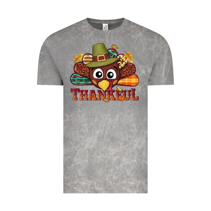 Western Thankful Thanksgiving Turkey Vintage Tee by NancyCooperArtShop | Teevron