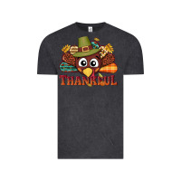 Vintage Black western thankful thanksgiving turkey Vintage Tee - NancyCooperArtShop