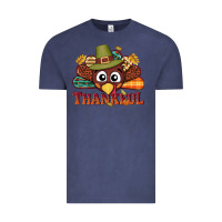 Vintage Denim western thankful thanksgiving turkey Vintage Tee - NancyCooperArtShop