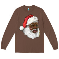 Chestnut african american santa Long Sleeve Tee - RanaPortraitStore
