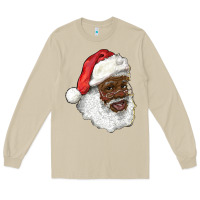Mushroom african american santa Long Sleeve Tee - RanaPortraitStore