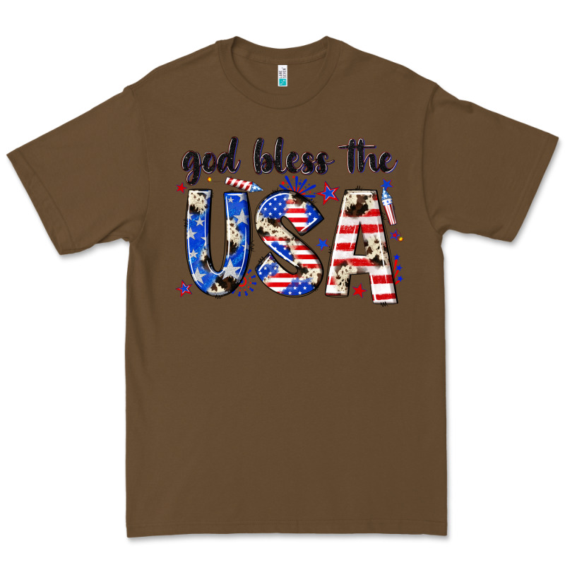 God Bless The Usa Premium Tee by NancyCooperArtShop | Teevron