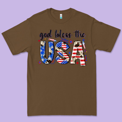 God Bless The Usa Premium Tee Designed By Nancycooperartshop