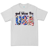 Dove Grey god bless the usa Premium Tee - NancyCooperArtShop
