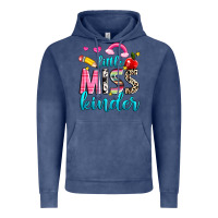 Vintage Denim little miss kinder Vintage Hoodie - NancyCooperArtShop