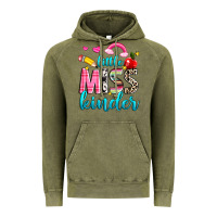 Vintage Olive little miss kinder Vintage Hoodie - NancyCooperArtShop