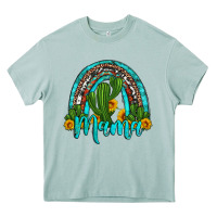 Arona western cactus and sunflower mama rainbow Heavy Core Tee - Artiststas