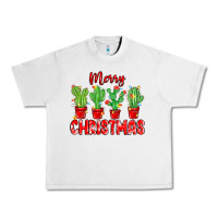 Lunar Rock Merry Christmas Cactuses Urban Heavy Tee - MaliasSmallBusiness