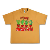 Peanut Butter Merry Christmas Cactuses Urban Heavy Tee - MaliasSmallBusiness