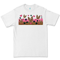 White yorkie dogs Premium Tee - Jasminsmagicworld