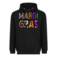 Black mardi gras copy Heavyweight Hoodie - OliviaCreatesArt