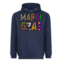 Navy mardi gras copy Heavyweight Hoodie - OliviaCreatesArt