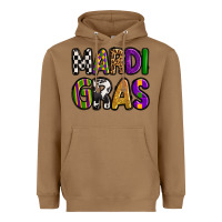 Toasted Coconut mardi gras copy Heavyweight Hoodie - OliviaCreatesArt