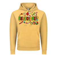 Vintage Mustard christmas phlebotomist Vintage Hoodie - MaliasSmallBusiness