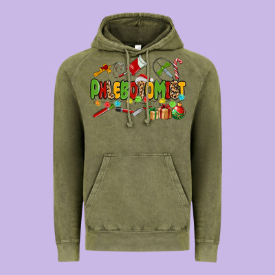 Christmas Phlebotomist Vintage Hoodie Designed By Maliassmallbusiness
