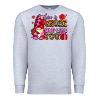 Heather Grey there is gnome one like you olivia Premium Sweatshirt - OliviaCreatesArt