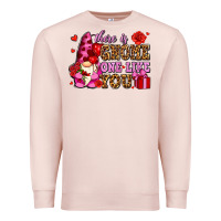Pale Pink there is gnome one like you olivia Premium Sweatshirt - OliviaCreatesArt