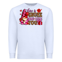 White there is gnome one like you olivia Premium Sweatshirt - OliviaCreatesArt